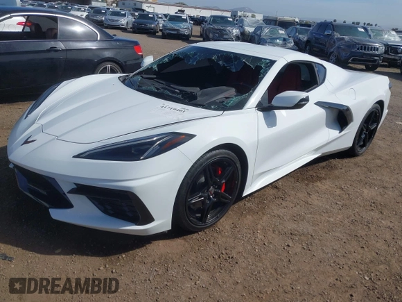 2023 Chevrolet Corvette 1LT with VIN 1G1YA2D42P5128495, listed as a IAAI auction lot 41719401 with 37,039 mi miles and . Bid and sale history available at DreamBid. Image 2.