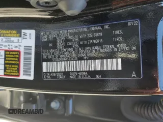 2022 Toyota Highlander XLE z VIN 5TDGZRBH6NS234336, wystawiony jako Copart lot #53571865 z przebiegiem 17 432 mil mil oraz Szkoda całkowita • Salvage title. Historia ofert i sprzedaży dostępna na DreamBid. Obrazek 14.
