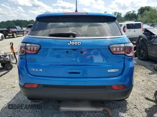2021 Jeep Compass Latitude with VIN 3C4NJDBB1MT584118, listed as a Copart auction lot 55926585 with 89,454 mi miles and Salvage title. Bid and sale history available at DreamBid. Image 6.