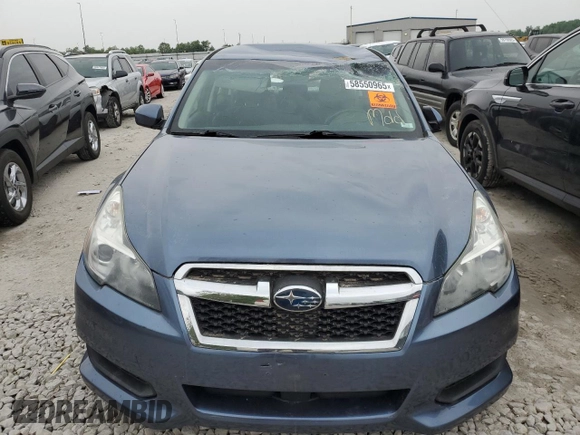 2013 Subaru Legacy Premium with VIN 4S3BMBC62D3048662, listed as a Copart auction lot 58550965 with 108,936 mi miles and Salvage title. Bid and sale history available at DreamBid. Image 5.