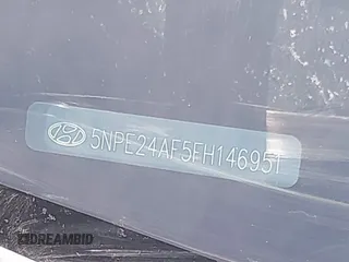 2015 Hyundai Sonata SE z VIN 5NPE24AF5FH146951, wystawiony jako IAAI lot #42037719 z przebiegiem 100 784 mil mil oraz . Historia ofert i sprzedaży dostępna na DreamBid. Obrazek 9.