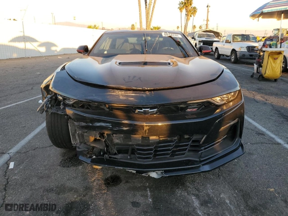 2021 Chevrolet Camaro 1SS with VIN 1G1FF1R73M0130495, listed as a Copart auction lot 80378244 with 33,525 mi miles and Salvage Title. Bid and sale history available at carsss.com. Image 5.