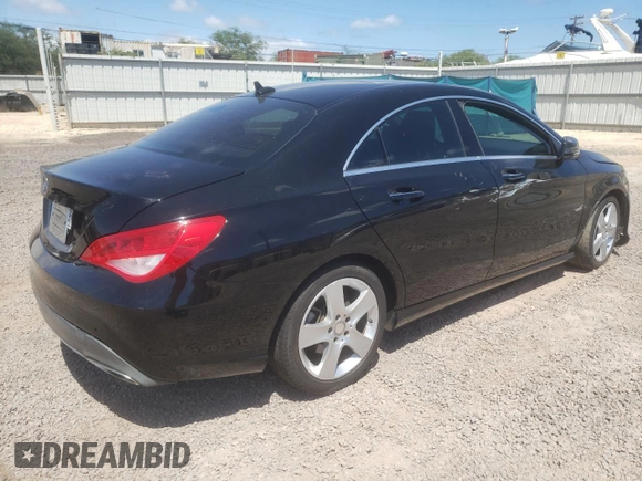 2017 Mercedes-Benz CLA 250 with VIN WDDSJ4EB1HN439574, listed as a Copart auction lot 61608493 with 72,178 mi miles and . Bid and sale history available at DreamBid. Image 3.