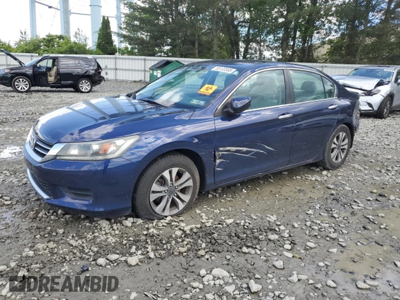 2014 Honda Accord LX z VIN 1HGCR2F32EA048957, wystawiony jako Copart lot #58133595 z przebiegiem 48 480 mil mil oraz Szkoda całkowita • Salvage title. Historia ofert i sprzedaży dostępna na DreamBid. Obrazek 1.
