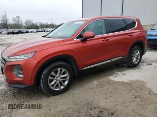 2019 Hyundai Santa Fe SE with VIN 5NMS2CAD6KH067663, listed as a Copart auction lot 52716165 with 104,350 mi miles and Non repairable. Bid and sale history available at DreamBid. Image 1.
