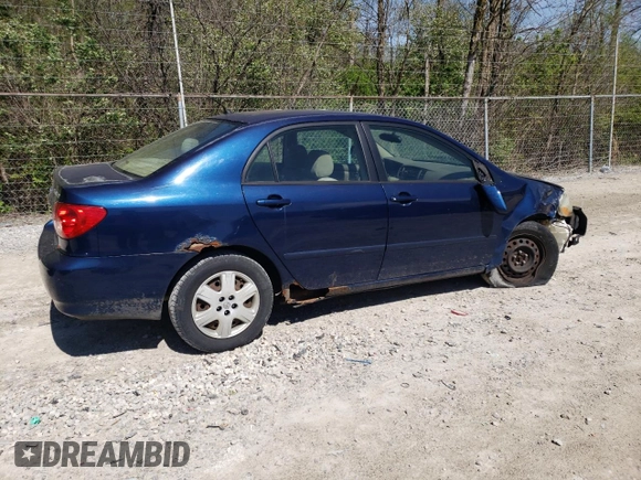 2005 Toyota Corolla CE with VIN 1NXBR32E95Z405715, listed as a Copart auction lot 55027265 with 196,804 mi miles and Salvage Title. Bid and sale history available at DreamBid. Image 3.