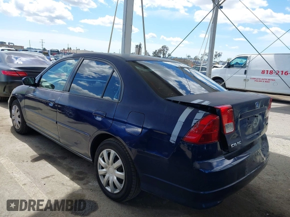 2004 Honda Civic LX with VIN 2HGES16594H583955, listed as a IAAI auction lot 41939041 with 204,308 mi miles. Bid and sale history available at carsss.com. Image 3.