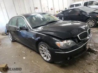 2006 BMW 7 Series 750Li with VIN WBAHN83586DT60156, listed as a Copart auction lot 87630335 with 108,401 mi miles and Salvage Title. Bid and sale history available at carsss.com. Image 4.