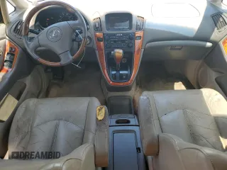 2002 Lexus RX 300 with VIN JTJGF10UX20126100, listed as a Copart auction lot 55652345 with 233,477 mi miles and Clean title. Bid and sale history available at DreamBid. Image 8.