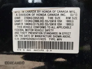 2013 Acura MDX with VIN 2HNYD2H26DH524225, listed as a IAAI auction lot 41966641 with 123,424 mi miles. Bid and sale history available at carsss.com. Image 9.