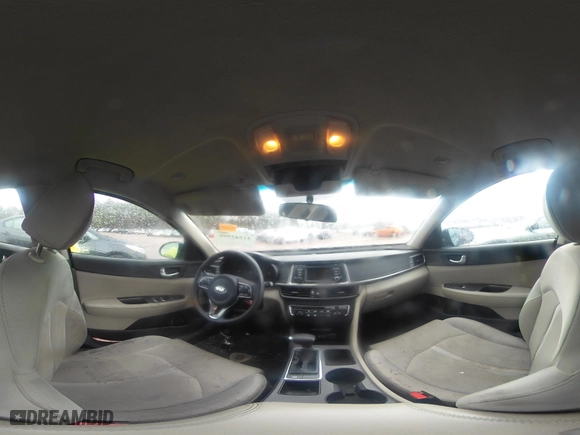 2017 Kia Optima LX with VIN 5XXGT4L37HG125705, listed as a IAAI auction lot 41542959 with 106,819 mi miles. Bid and sale history available at carsss.com. Image 18.