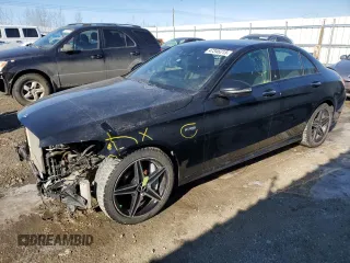 2017 Mercedes-Benz C 43 AMG with VIN 55SWF6EB6HU188251, listed as a Copart auction lot 47346215 with 102,565 mi miles and Salvage Title. Bid and sale history available at DreamBid. Image 1.