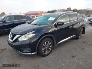 2015 Nissan Murano S with VIN 5N1AZ2MHXFN219500, listed as a IAAI auction lot 41191602 with 169,271 mi miles. Bid and sale history available at carsss.com. Image 2.