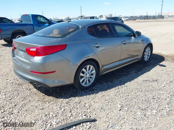 2015 Kia Optima LX with VIN 5XXGM4A77FG399907, listed as a IAAI auction lot 41780382 with 133,797 mi miles. Bid and sale history available at carsss.com. Image 4.