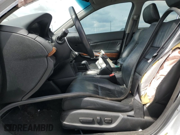 2011 Honda Accord EX-L with VIN 1HGCP3F83BA029580, listed as a Copart auction lot 61879515 with 192,131 mi miles and Salvage title. Bid and sale history available at DreamBid. Image 7.