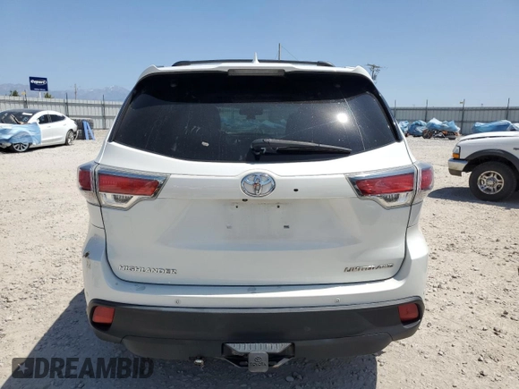 2015 Toyota Highlander Limited with VIN 5TDDKRFH5FS220155, listed as a Copart auction lot 61632405 with 152,932 mi miles and Salvage title. Bid and sale history available at DreamBid. Image 6.