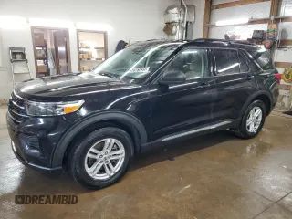 2020 Ford Explorer XLT with VIN 1FMSK8DH4LGB36656, listed as a Copart auction lot 52501035 with 86,527 mi miles and Clean Title. Bid and sale history available at carsss.com. Image 1.