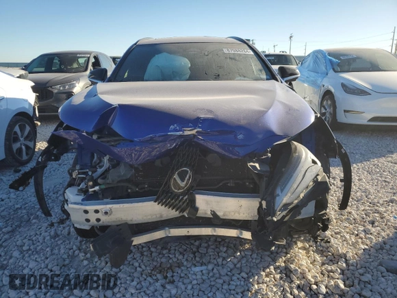 2022 Lexus NX with VIN JTJKKCFZ1N2007252, listed as a Copart auction lot 87088284 with 38,998 mi miles and Salvage Title. Bid and sale history available at carsss.com. Image 5.