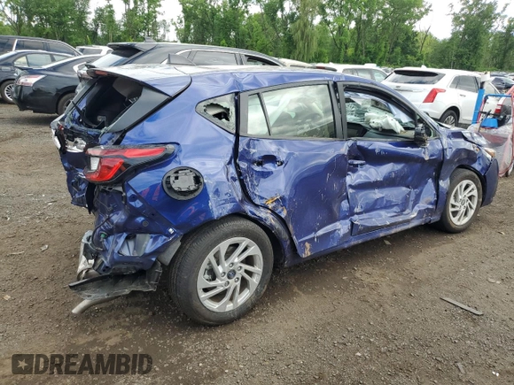 2024 Subaru Impreza with VIN JF1GUABC6R8339690, listed as a Copart auction lot 57945644 with 3,427 mi miles and Salvage Title. Bid and sale history available at carsss.com. Image 3.