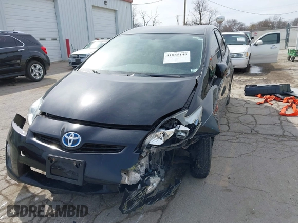 2010 Toyota Prius II with VIN JTDKN3DU9A0066914, listed as a IAAI auction lot 41865149 with 211,806 mi miles. Bid and sale history available at carsss.com. Image 18.