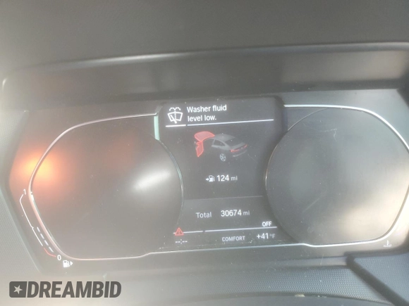 2021 BMW 2 Series 228i xDrive with VIN WBA73AK01M7H21918, listed as a Copart auction lot 48742195 with 30,674 mi miles and Salvage Title. Bid and sale history available at DreamBid. Image 9.