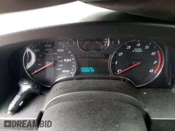 2007 Chevrolet Equinox LS with VIN 2CNDL23F976105234, listed as a Copart auction lot 53218015 with 153,023 mi miles and Salvage Title. Bid and sale history available at carsss.com. Image 9.