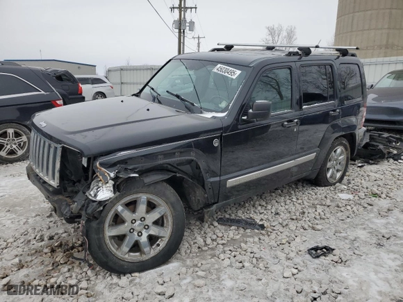 2009 Jeep Liberty Limited with VIN 1J8GN58K49W524354, listed as a Copart auction lot 45030495 with 168,820 mi miles and Clean Title. Bid and sale history available at carsss.com. Image 1.