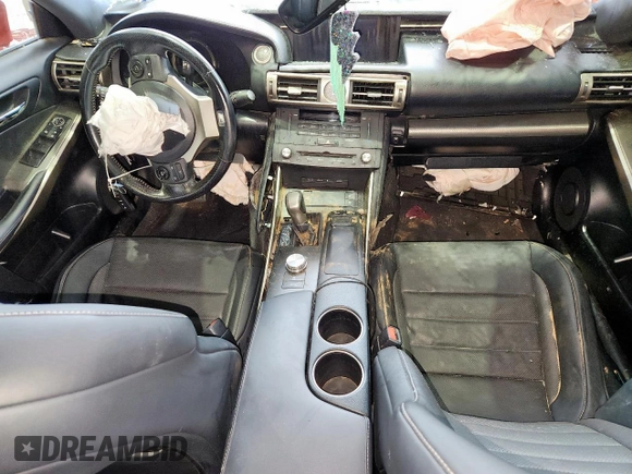 2016 Lexus IS 200t with VIN JTHBA1D29G5008813, listed as a Copart auction lot 59875535 with Not provided miles and Salvage title. Bid and sale history available at DreamBid. Image 8.