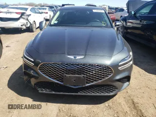 2022 Genesis G70 2.0T with VIN KMTG34TAXNU088980, listed as a Copart auction lot 51467974 with 20,213 mi miles and Salvage Title. Bid and sale history available at carsss.com. Image 5.