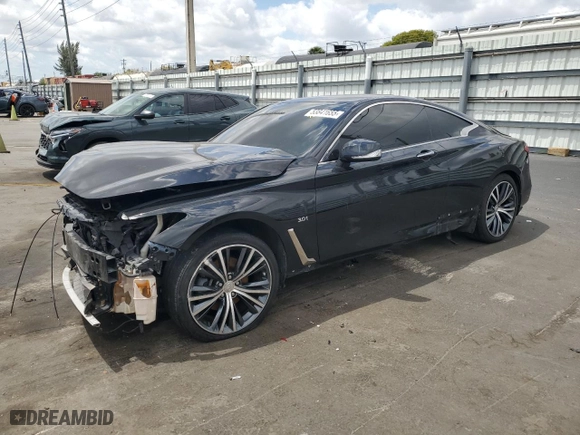 2017 Infiniti Q60 3.0t Premium with VIN JN1EV7EK1HM362520, listed as a Copart auction lot 53841655 with 76,282 mi miles and Clean Title. Bid and sale history available at carsss.com. Image 1.