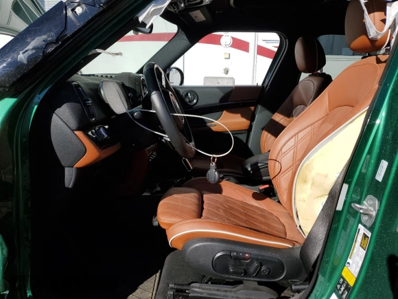 2022 MINI Countryman Cooper S with VIN WMZ83BR02N3N66904, listed as a Copart auction lot 76596324 with 22,096 mi miles and Salvage title. Bid and sale history available at DreamBid. Image 7.