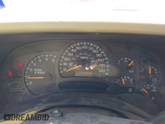 2005 Chevrolet Tahoe Z71 z VIN 1GNEC13T35R253610, wystawiony jako IAAI lot #41876001 z przebiegiem 248 743 mil mil oraz . Historia ofert i sprzedaży dostępna na DreamBid. Obrazek 7.