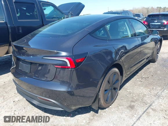 2024 Tesla Model 3 with VIN 5YJ3E1EA7RF863382, listed as a IAAI auction lot 41780246 with 1,294 mi miles and . Bid and sale history available at DreamBid. Image 4.