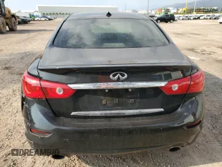 2014 Infiniti Q50 Hybrid Premium with VIN JN1AV7AP2EM692078, listed as a Copart auction lot 86895944 with 123,940 mi miles and Salvage title. Bid and sale history available at DreamBid. Image 6.