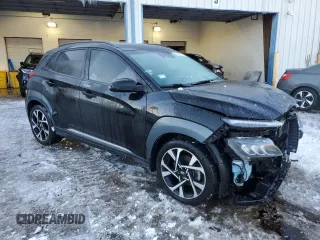 2022 Hyundai Kona Limited with VIN KM8K53A36NU902118, listed as a Copart auction lot 45153975 with 30,597 mi miles and Salvage Title. Bid and sale history available at carsss.com. Image 4.