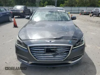 2018 Genesis G80 3.8L z VIN KMHGN4JE0JU239622, wystawiony jako Copart lot #52925365 z przebiegiem 65 236 mil mil oraz Szkody całkowita. Historia ofert i sprzedaży dostępna na DreamBid. Obrazek 5.