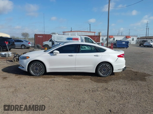 2017 Ford Fusion Titanium with VIN 3FA6P0K92HR362317, listed as a IAAI auction lot 41741671 with 146,989 mi miles. Bid and sale history available at carsss.com. Image 14.