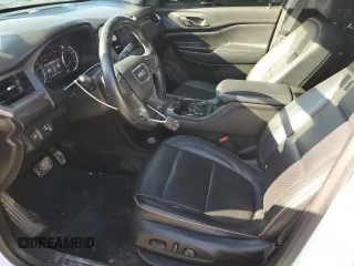 2020 GMC Acadia AT4 with VIN 1GKKNLLS1LZ144105, listed as a Copart auction lot 50167755 with 107,387 mi miles and Salvage title. Bid and sale history available at DreamBid. Image 7.
