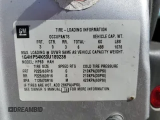 2003 Buick LeSabre Custom with VIN 1G4HP54K63U189236, listed as a Copart auction lot 43526215 with 78,055 mi miles and Salvage Title. Bid and sale history available at carsss.com. Image 13.