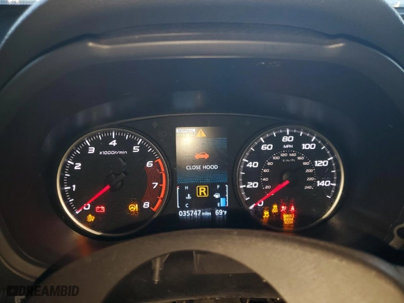 2023 Mitsubishi Eclipse Cross LE with VIN JA4ATVAA8PZ002546, listed as a Copart auction lot 79268724 with 35747 miles and Salvage Title. Bid and sale history available at carsss.com. Image 9.