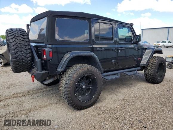 2023 Jeep Wrangler Rubicon with VIN 1C4HJXFG3PW682375, listed as a Copart auction lot 73969434 with Not provided miles and Salvage title. Bid and sale history available at DreamBid. Image 3.