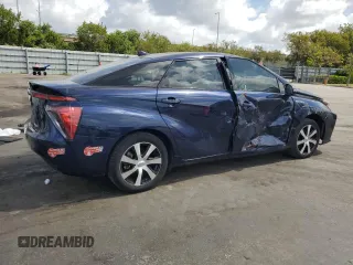 2017 Toyota Mirai with VIN JTDBVRBD6HA003330, listed as a Copart auction lot 55021135 with 65,509 mi miles and Salvage title. Bid and sale history available at DreamBid. Image 3.
