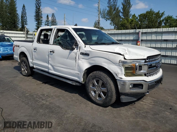 2020 Ford F-150 XL with VIN 1FTEW1EP1LFB38518, listed as a Copart auction lot 52570445 with Not Provided miles and Salvage Title. Bid and sale history available at carsss.com. Image 4.