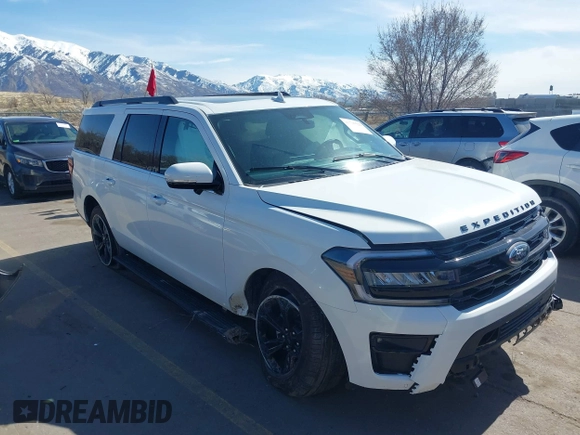 2024 Ford Expedition Max Limited с VIN 1FMJK2A81REA99518, выставлен на аукционе IAAI как лот 41735522 с пробегом 1 297 миль миль и . История ставок и продаж доступна на DreamBid. Изображение 1.