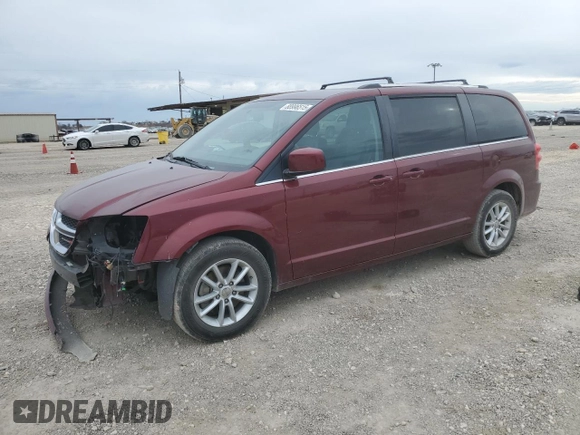 2018 Dodge Grand Caravan SXT with VIN 2C4RDGCG8JR183880, listed as a Copart auction lot 47767215 with 133,331 mi miles and Salvage Title. Bid and sale history available at DreamBid. Image 1.