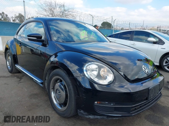 2013 Volkswagen Beetle Fender Edition with VIN 3VWJP7ATXDM622350, listed as a IAAI auction lot 41503396 with 55,468 mi miles and . Bid and sale history available at DreamBid. Image 1.