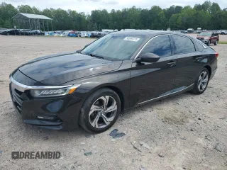 2018 Honda Accord EX z VIN 1HGCV1F41JA021483, wystawiony jako Copart lot #56099375 z przebiegiem 179 491 mil mil oraz Szkoda całkowita • Salvage title. Historia ofert i sprzedaży dostępna na DreamBid. Obrazek 1.