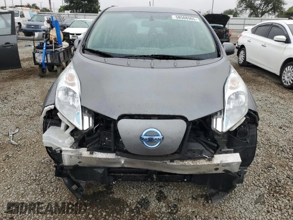 2016 Nissan LEAF S с VIN 1N4BZ0CP8GC314727, выставлен на аукционе Copart как лот 58508905 с пробегом 57 539 миль миль и Списание • Salvage title. История ставок и продаж доступна на DreamBid. Изображение 5.