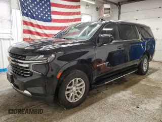 2024 Chevrolet Suburban LT with VIN 1GNSKCKD0RR249581, listed as a Copart auction lot 64013445 with 33,446 mi miles and Clean title. Bid and sale history available at DreamBid. Image 1.