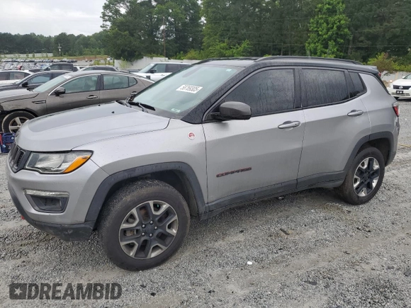 2018 Jeep Compass Trailhawk with VIN 3C4NJDDB4JT451409, listed as a Copart auction lot 58769305 with 135,562 mi miles and Clean title. Bid and sale history available at DreamBid. Image 1.